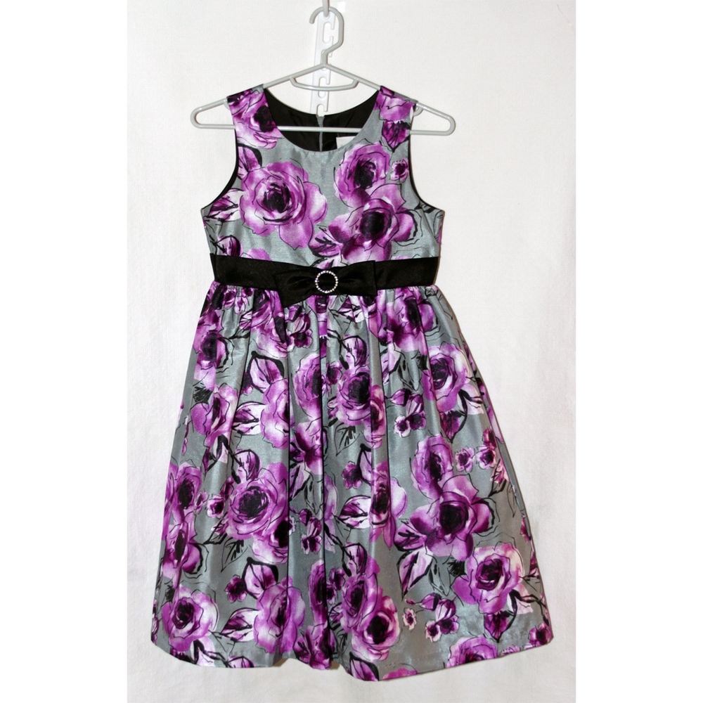Sorbet Girls' Orchid Print Dress
